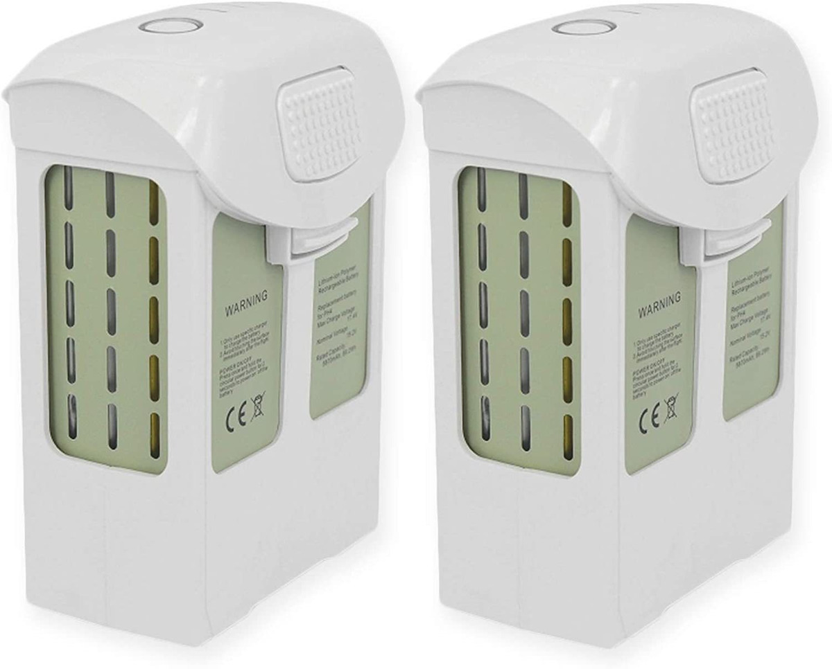 2 - Pack De 15.2v 5870mah Batería De Repuesto De Vuelo Intel