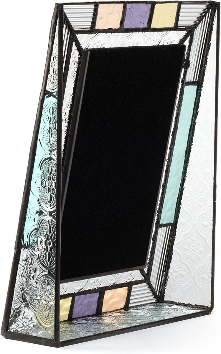 4x6 Portarretratos Marco Colorido Del Cristal De La Foto De