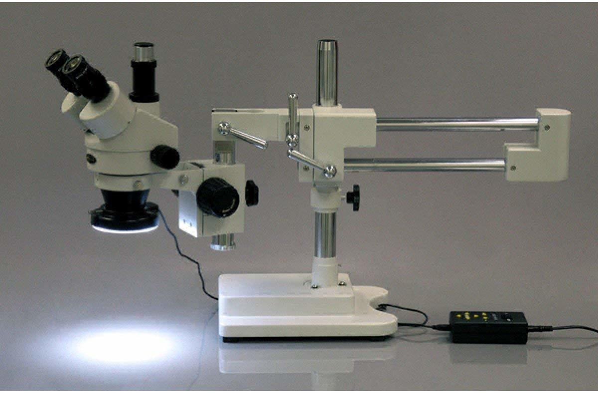 Amscope Sm-4tx-144a Trinocular Stereo Microscope, Wf10x Eyep