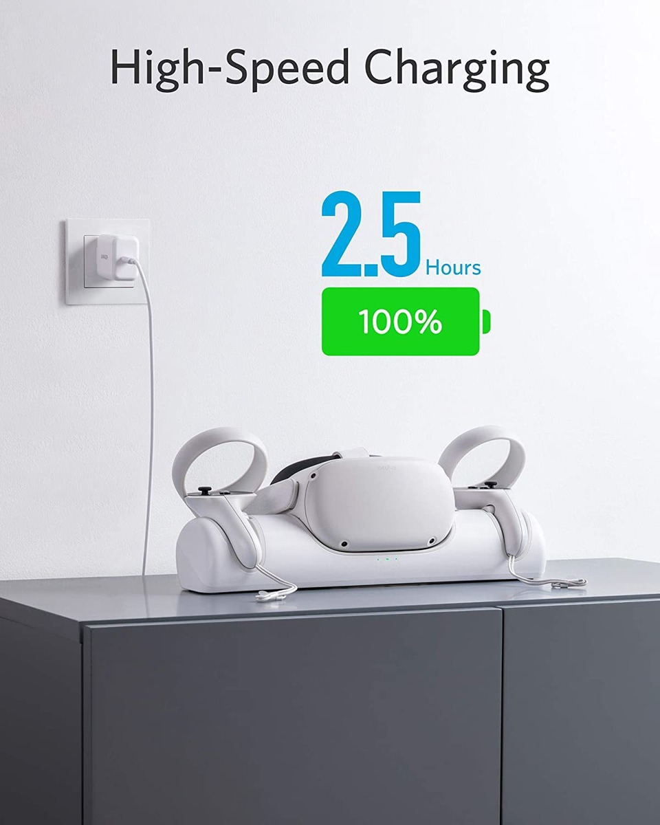 Anker Base De Carga Para Oculus Quest 2, Juego De Soporte De