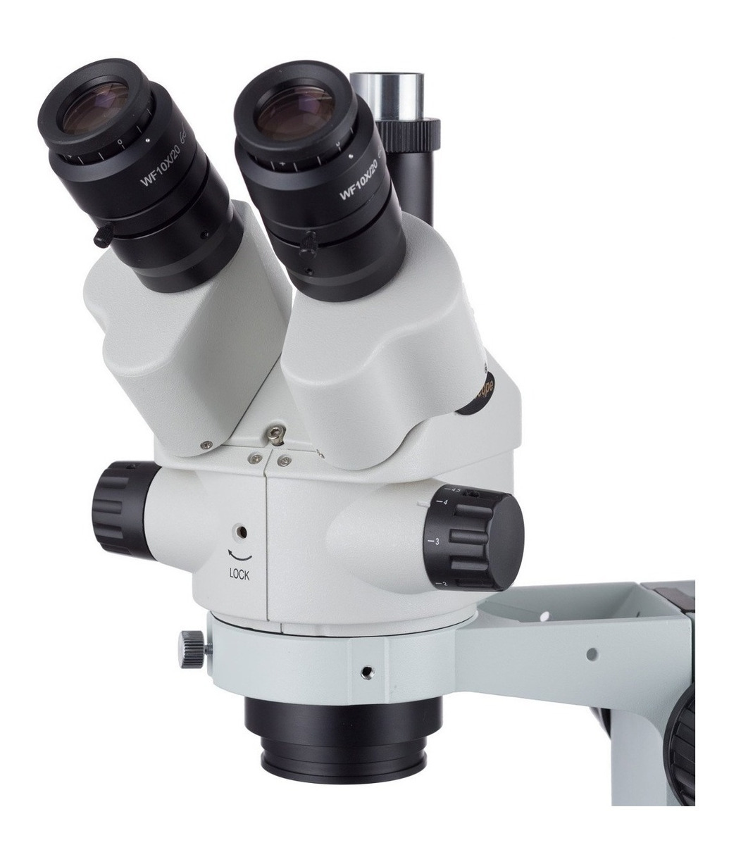 Amscope De 3.5x-90x Simul-focal Estéreo Con Cierre Soporte B