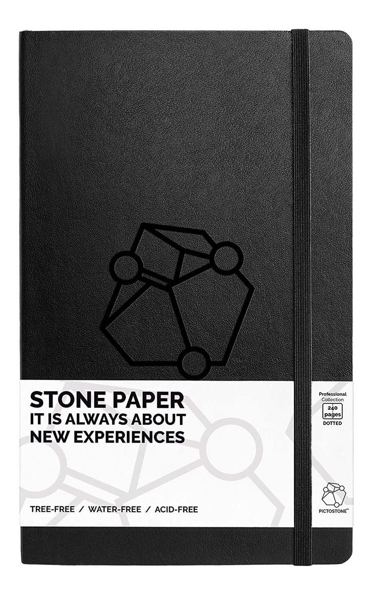 Pictostone Dotted (bullet) - Cuaderno De Papel De Piedra Pro