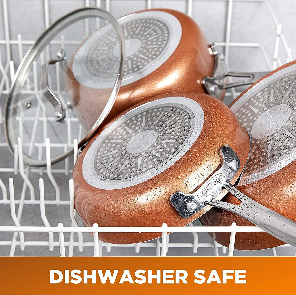 Gotham Steel Stackmaster Juego De Ollas Y Sartenes Juego D