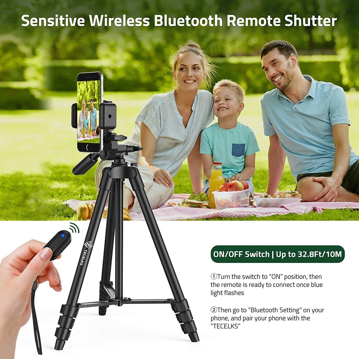 Teléfono Trípode 55 , Peso Ligero Viaje Trípode De Cámara /