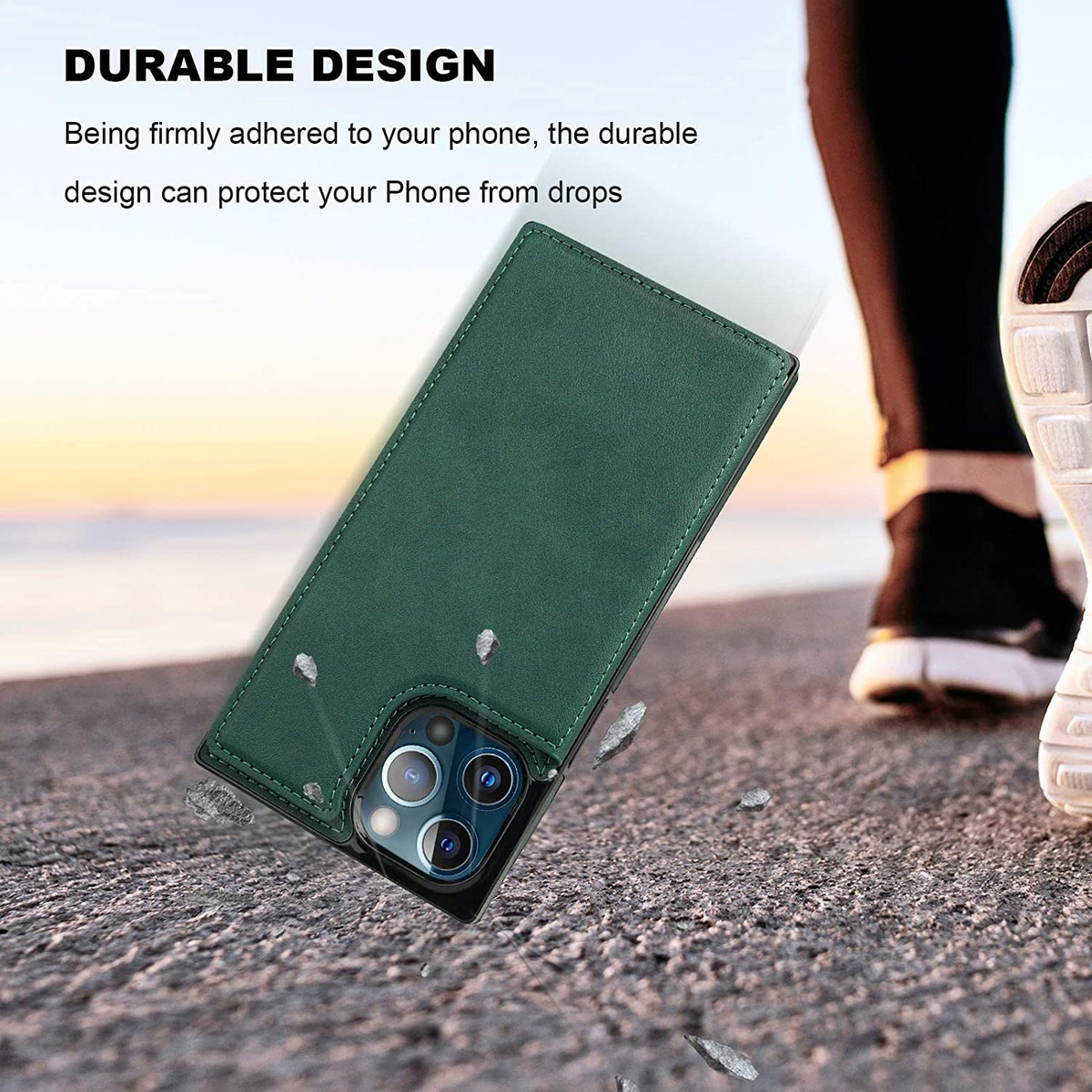 Bocasal - Funda Tipo Cartera Para iPhone 12/12 Pro Con Tarje