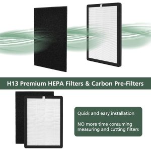 Filtro Hepa 9000 De Isinlive Para Filtros De Repuesto Veva 9