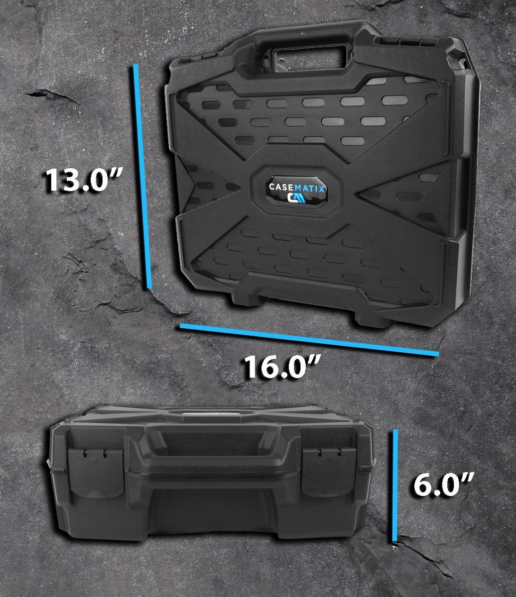 Caso Drone Casematix Rugged Xl Con Personalizable Espuma Ada