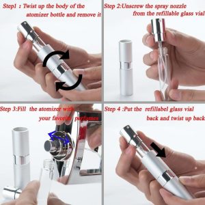 Torcedura Perfume Atomizador – Botella De Perfume Recargable
