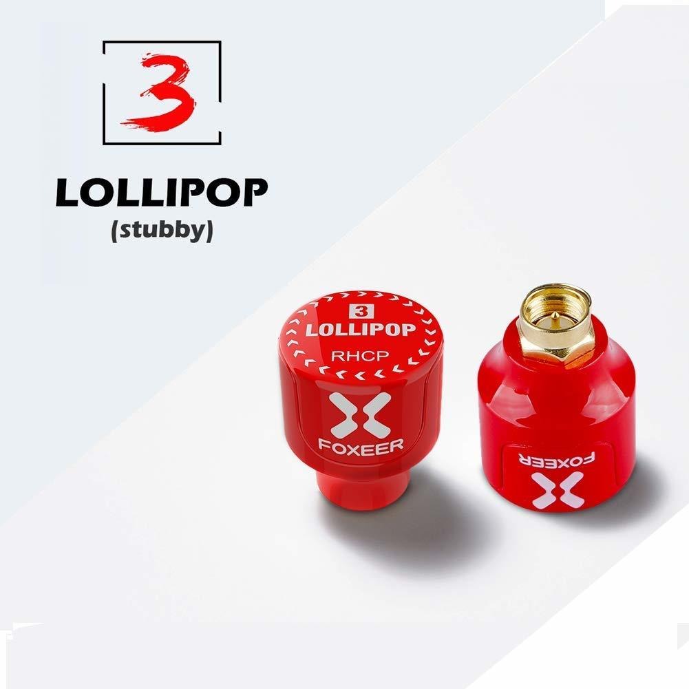 Antena Foxeer Fpv Lollipop De 5,8 Ghz Rhcp 2,5dbi Stubby Sma