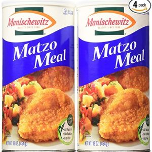 Manischewitz Matzo Meal Envase, Tubos De 16 Onzas (paquete D
