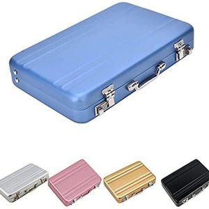 Mini Portafolios Caja De Tarjeta De Visita Identificación Co