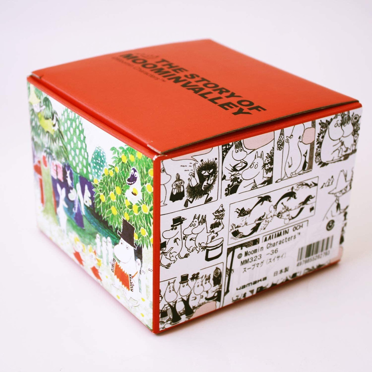 Taza De Sopa De Color De Agua Moomin Valley Yamaka Japón