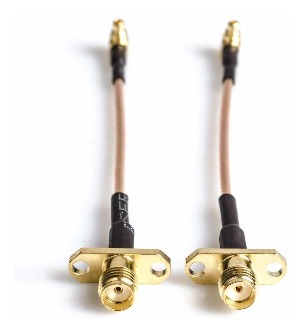 Akk Mx06 2pcs 5g8 90 Grados Mmcx A Sma De La Coleta Fpv Cone