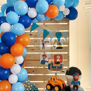 80pcs Blippi Fiesta De Cumpleaños Kit Garland Globo Suminist