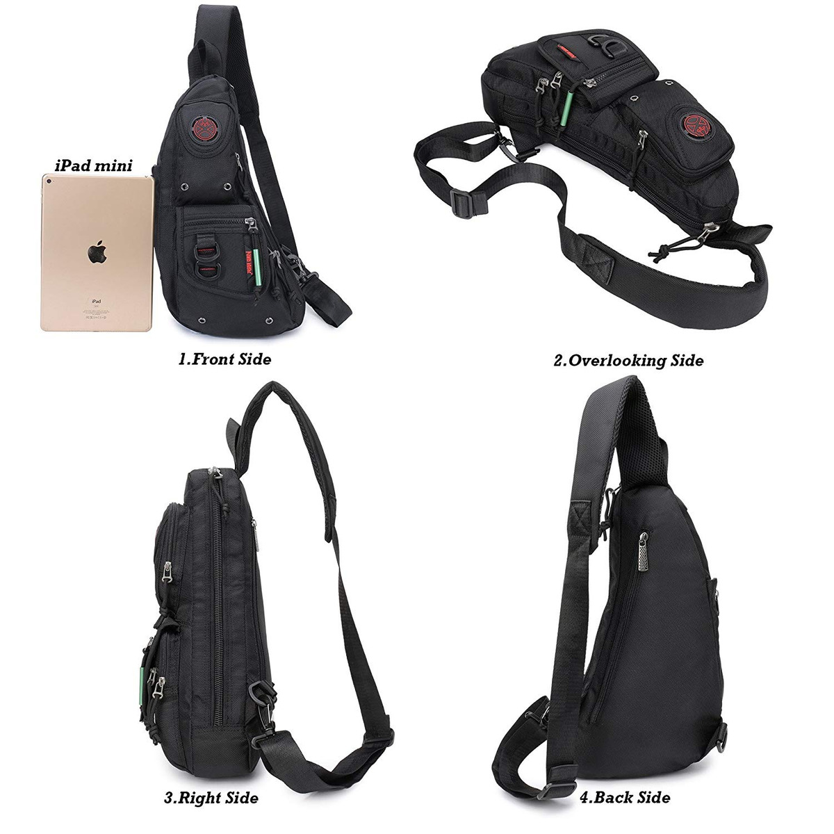 Sling Mochilas, Bolsos De Hombro De La Honda Del Pecho Del P
