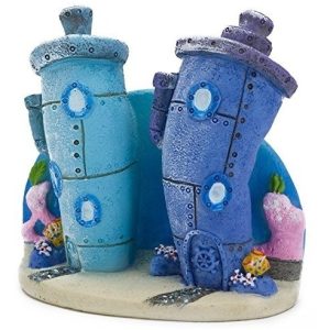 Penn Plax Bob Esponja Bikini Bottom Casas Del Ornamento Del