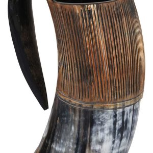 Taza Vikinga Real Horn Vikingo Taza De Cerveza Ale Copa De V