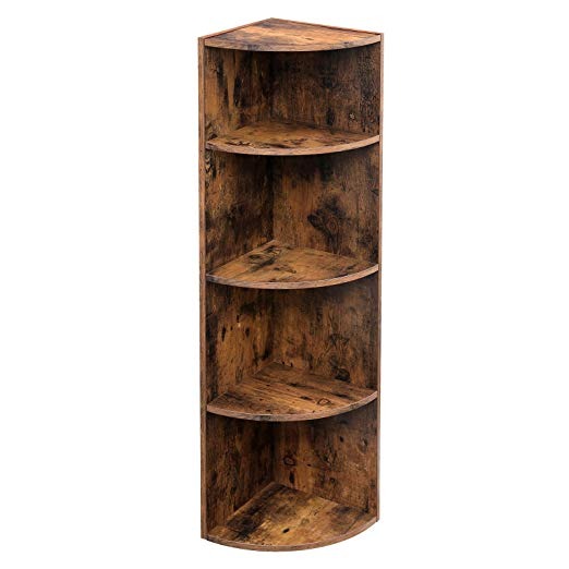 Vasagle 4-tier Unidad De Estante De La Esquina, Estantes De