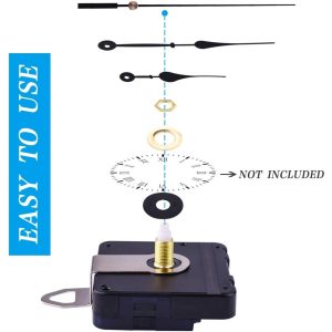 Konunus 4 Piezas De Cuarzo Diy Reloj De Pared Mecanismo De M