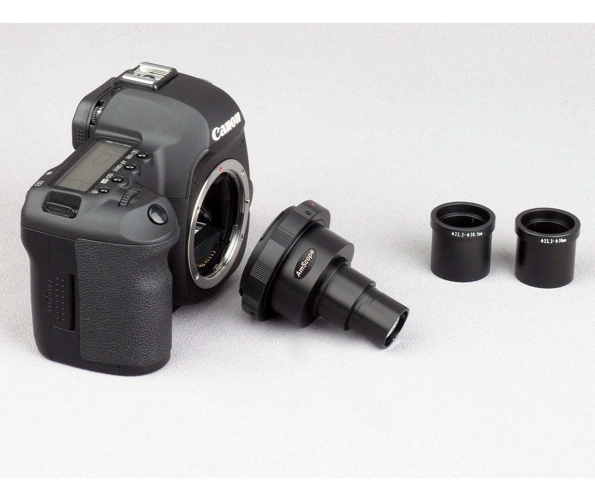 Ca-can-slr Adaptador Amscope Canon Slr / D-slr De La Cámara