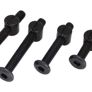Binifimux 50 Tornillos De Herraje Para Cuna, M6 X 0.787 En,