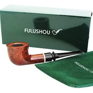 Fulushou Mediterráneo Briar Madera Pipa De Tabaco, Pequeño T