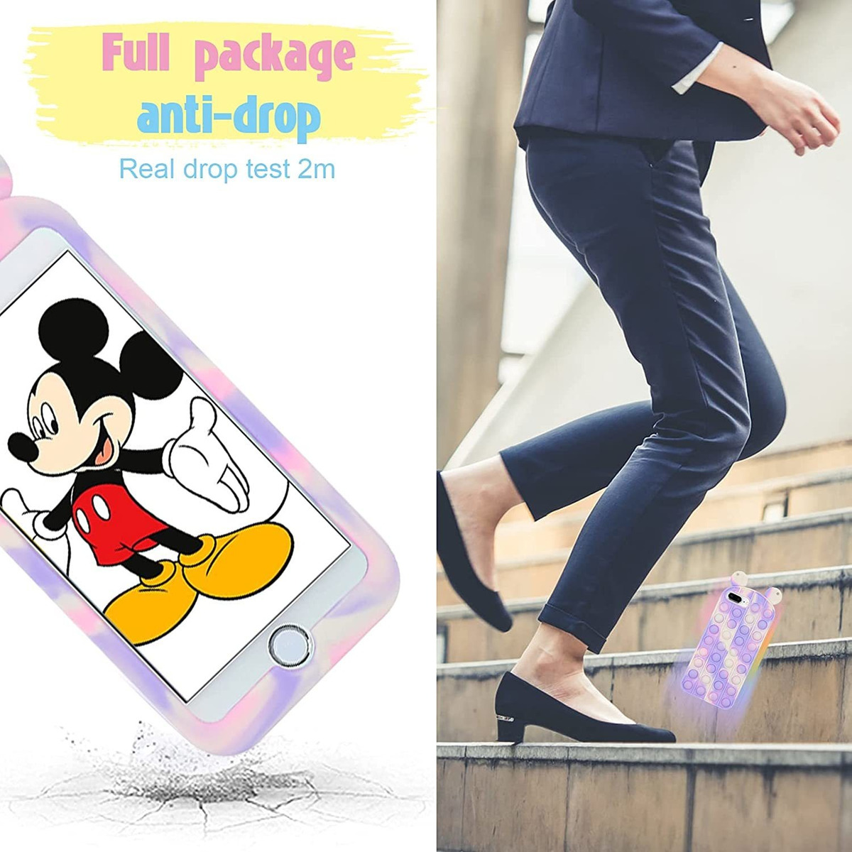 Pop It - Funda De Teléfono Para iPhone 6/6s/7/8/se 2020, Dis