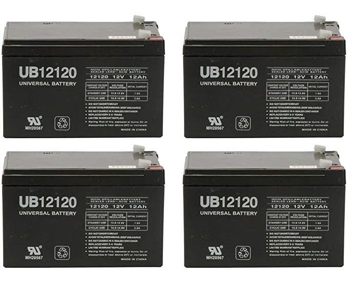 Ub12120 F2 12 V 12 Ah F2 6-dzm-12 Ups Apc Scooter Médico Bat