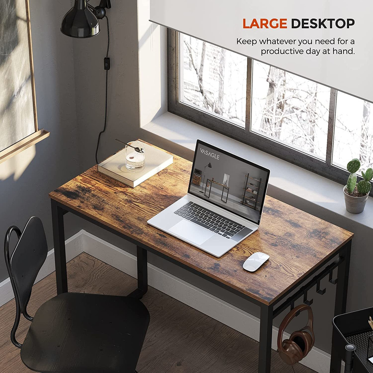 Vasagle Alinru Escritorio De Computadora