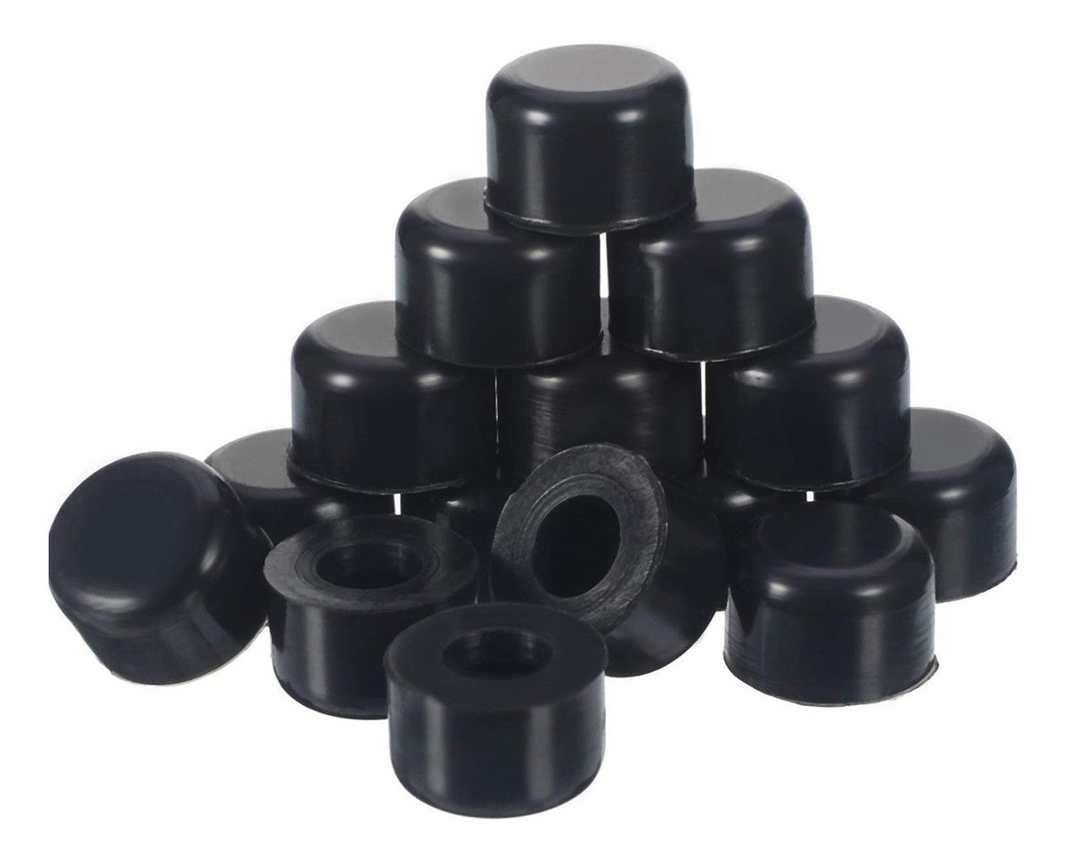30 Topes De Goma Para Puerta, De Silicona, De Color Negro, P