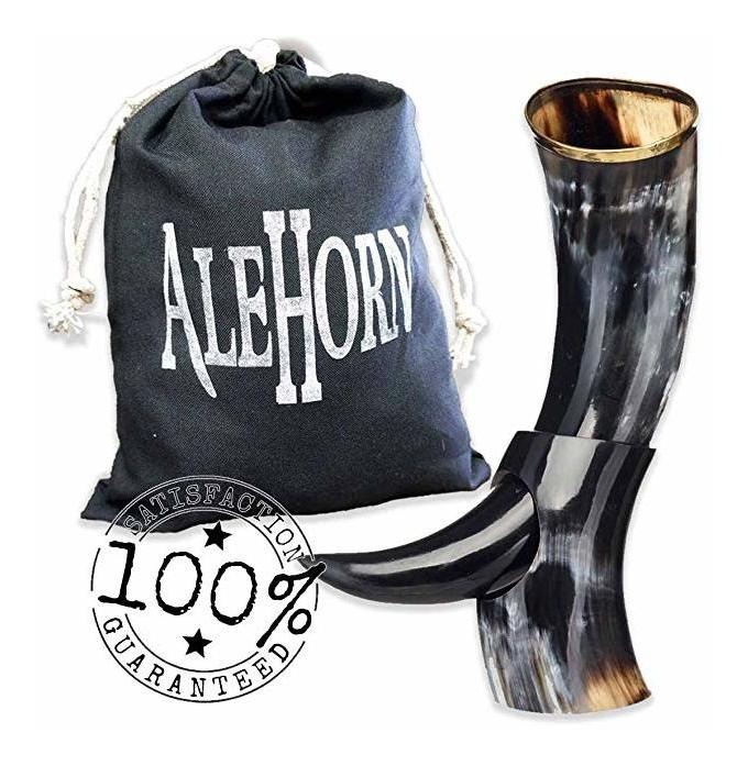 Alehorn Cuerno De Bebida Original De Final Pulido Medieval V