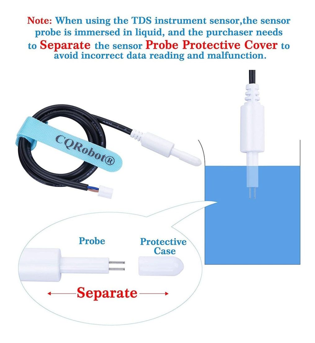 Cqrobot Océano: Tds (sólidos Disueltos Totales) Del Sensor M ...