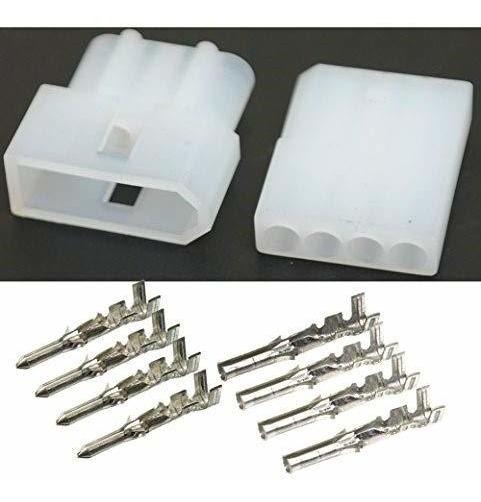 Molex (4-circuits) Masculino Y Femenino Alojamiento De Enchu