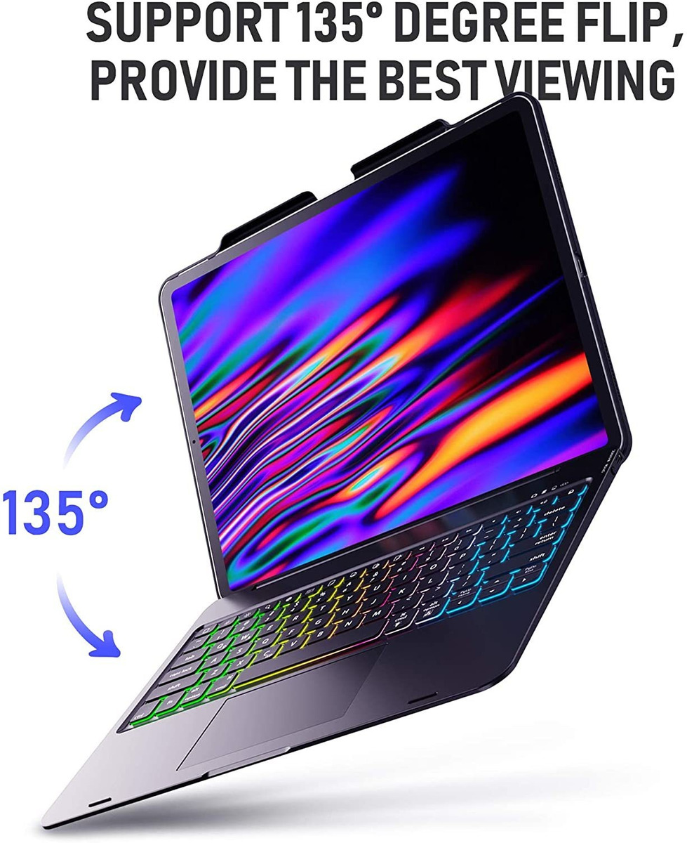 Touchpad Funda Para Teclado iPad Pro De 12.9 Pulgadas 2021 5