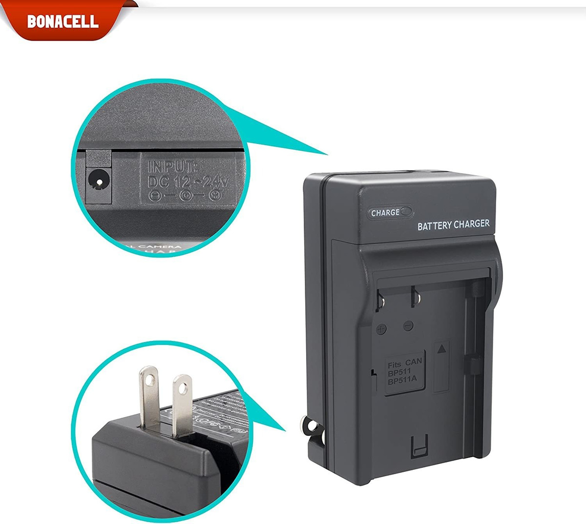 Bonacell Bp-511 Kit De Bateria Y Cargador