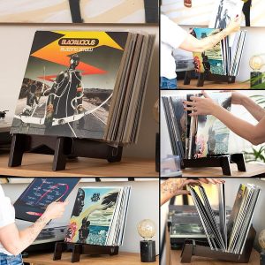 Cue78 Almacenamiento Lp Y Soporte De Discos De Vinilo. Se Si
