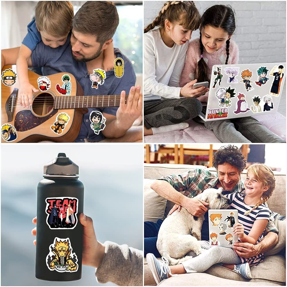 Calcomanías Mixtas De Anime 200 Unidades, Calcomanías De Mod