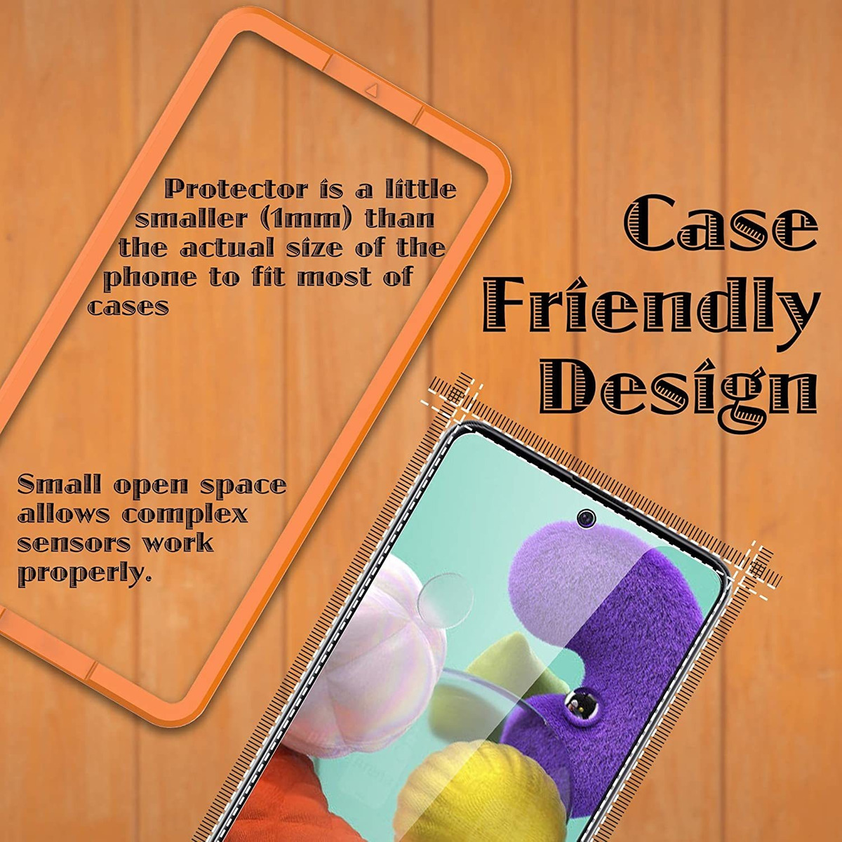 Uniqueme - Protector De Pantalla Para Samsung Galaxy A51 De