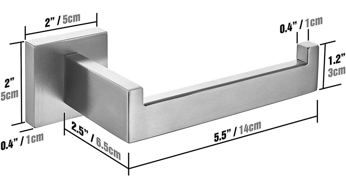 Soporte De Papel Higienico Coching Níquel Cepillado, Soporte