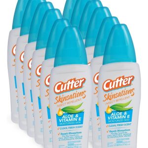 Repelente De Insectos Cutter Skinsations, 6 Onzas, Con Un 7%