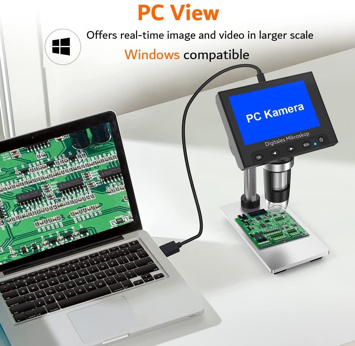 Tomlov Microscopio De Moneda 1000x, Microscopio Digital Lcd