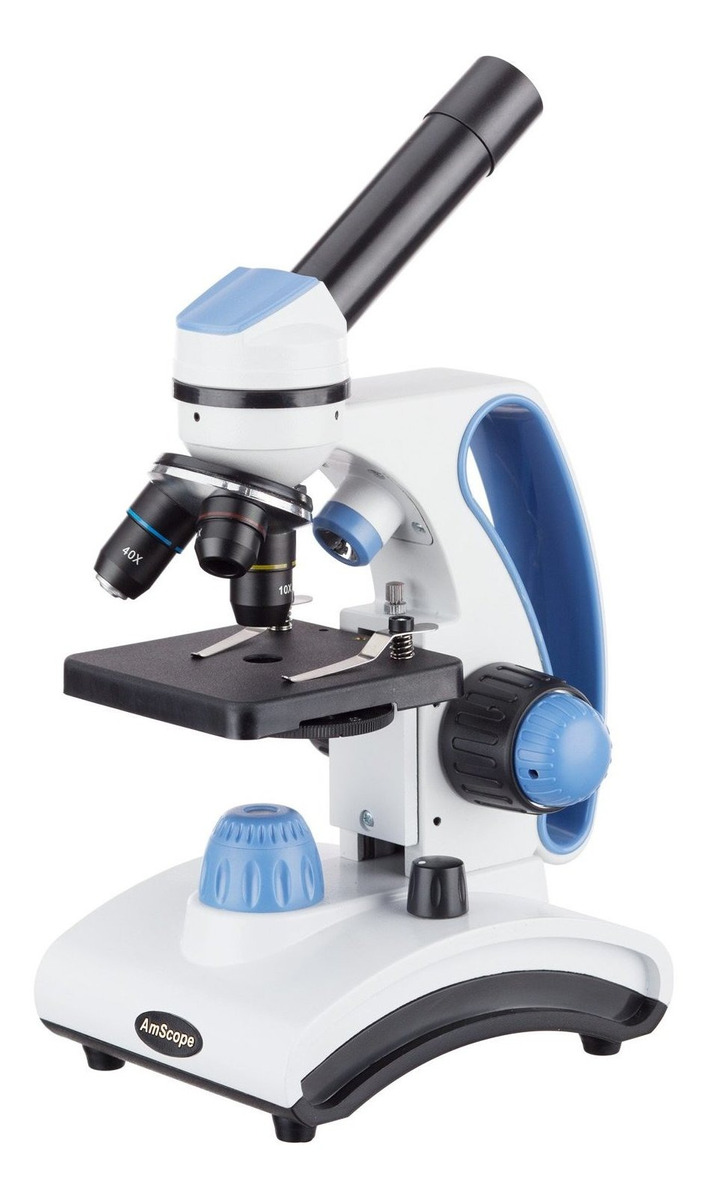 Amscope - Microscopio Para Estudiantes De 2017, Con Doble Le