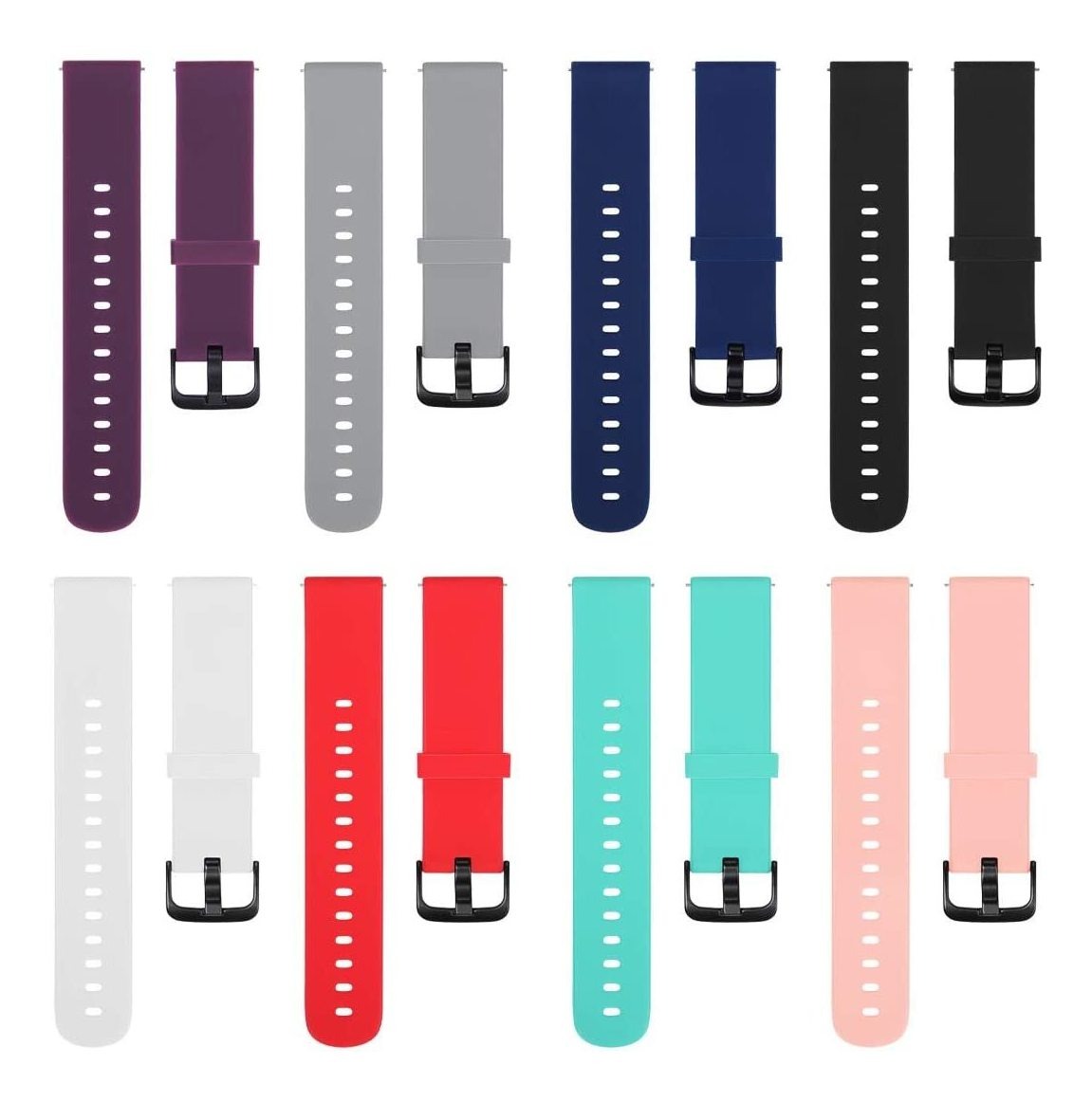 Teckmico 8 Bandas De Repuesto Para Amazfit Bip Smartwatch, R