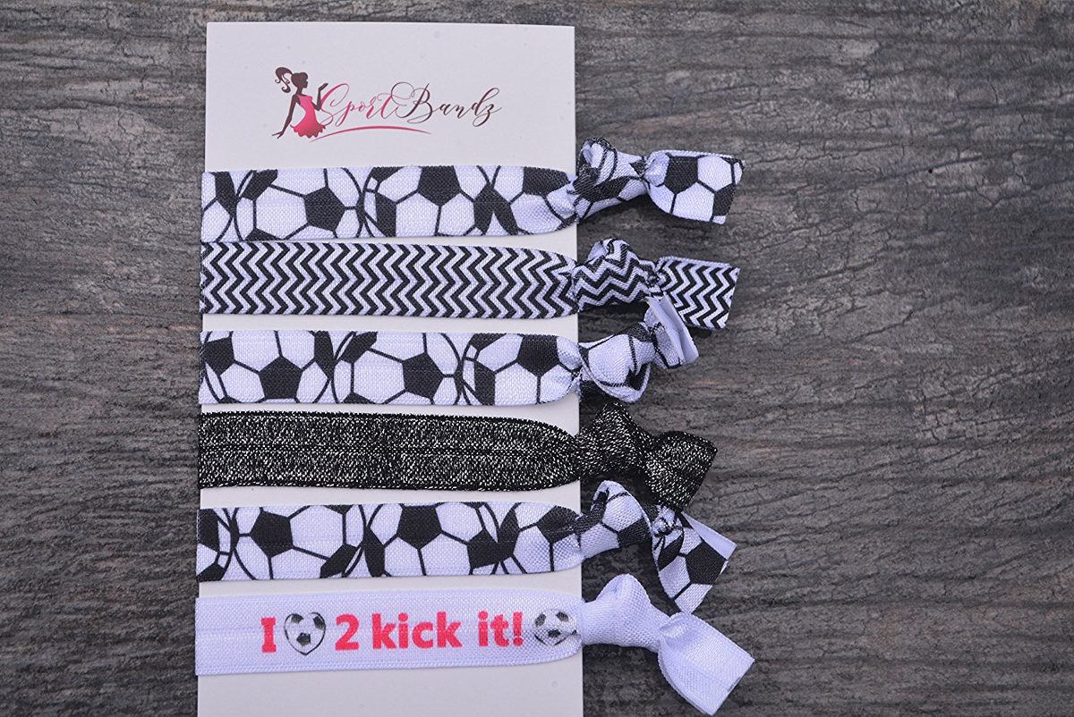 Accesorios Para El Cabello De Fútbol, ¿¿fútbol Lazos Del Pel
