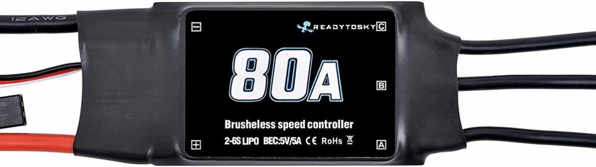 Readytosky 80a Esc 2-6s Controlador De Velocidad Esc Sin Esc