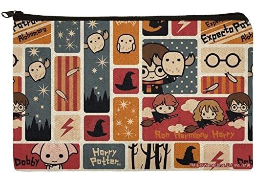 Harry Potter Patrón Lindo De Chibi Pluma Del Lápiz Organizad