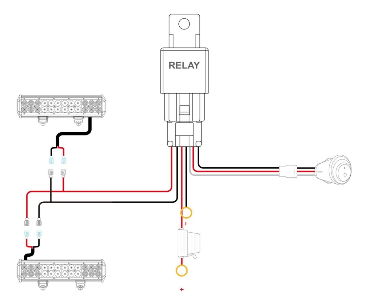 Nilight - Ni-02a Wa Luz Led Bar Arnés De Cableado Kit 12v En