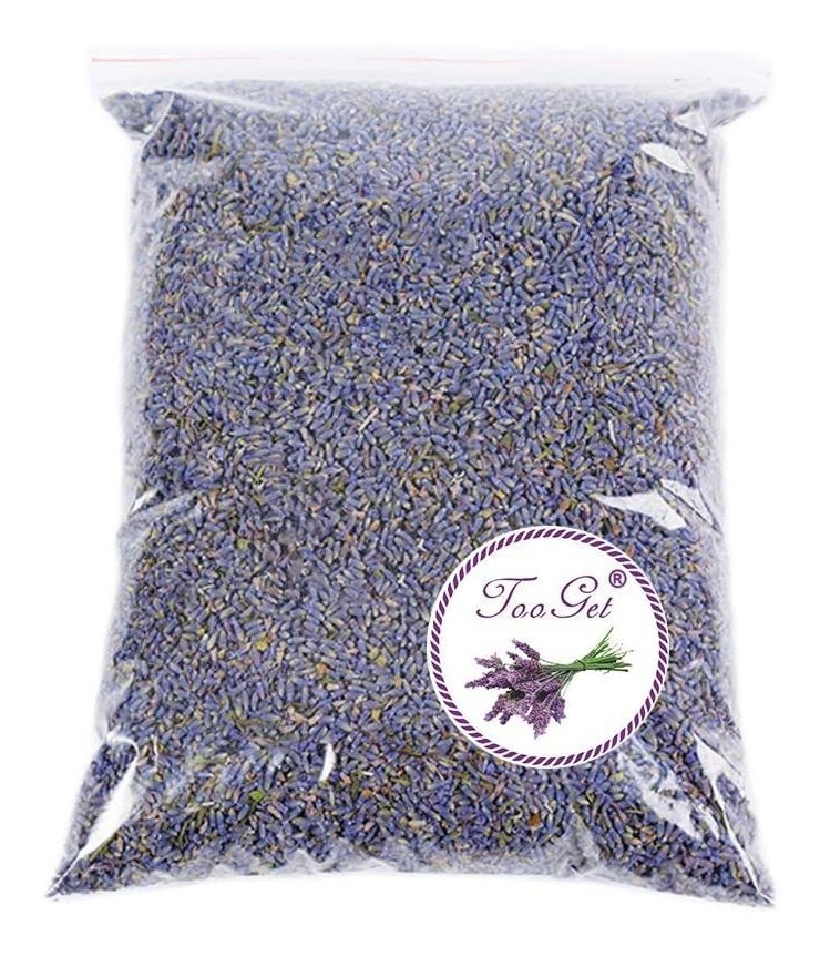 Tooget Fragrant Flores De Lavanda Orgánicas Secas, Extra Azu