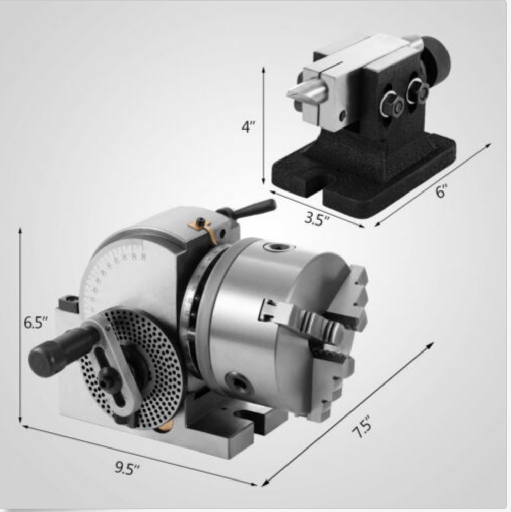 Bs-0 Precision 5 '' Juego De Fresado De Cabeza Divisora (f)