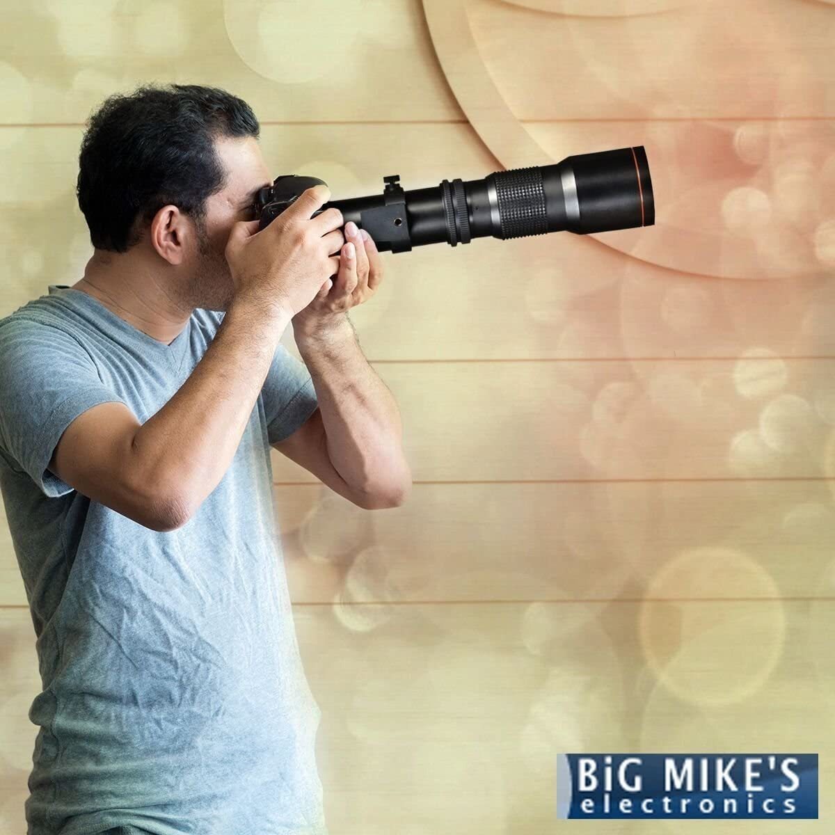 Telefotográfico Lente F Manual Del Big Mike / 8 De 19.69 Co